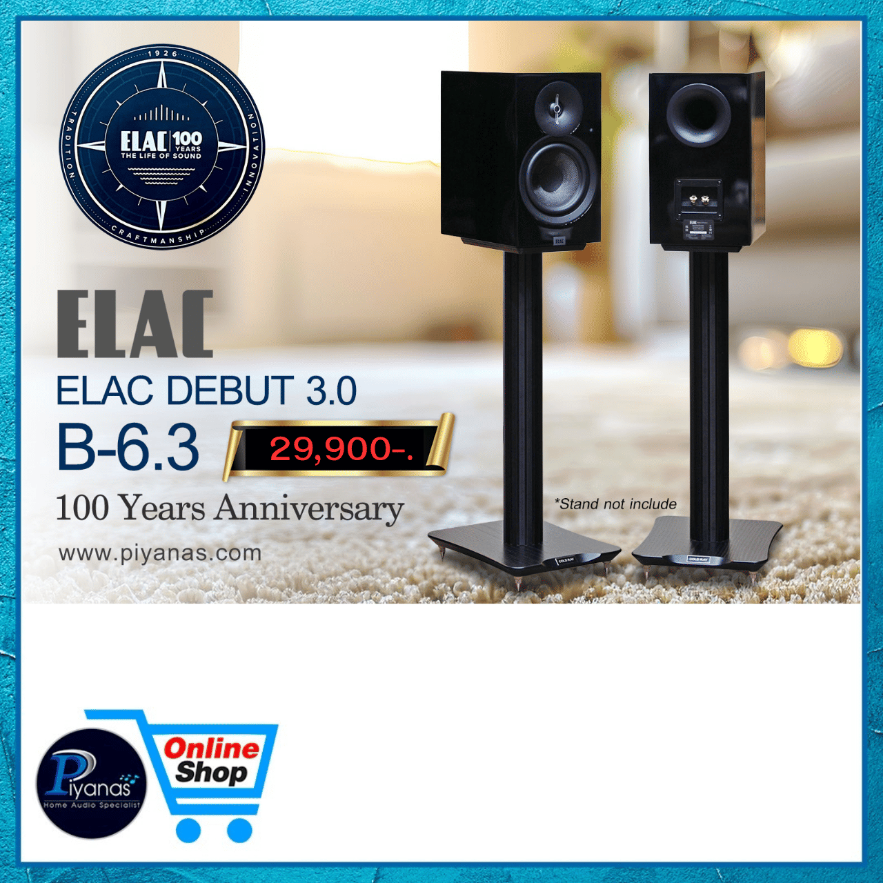 ลำโพงวางหิ้ง ELAC DEBUT 3.0 B-6.3 (100 YEARS ANNIVERSARY)_5